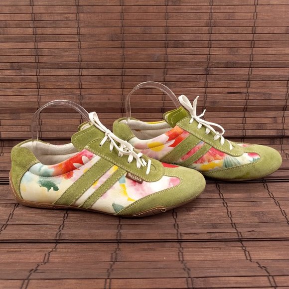Dockers Shoes - Dockers By Gerli 9.5 Casual Driving Sneakers Green Floral